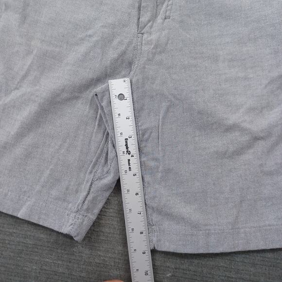 Lululemon The Works Shorts Men 32 Gray 9" Inseam Casual Stretch Lightweight Golf - Picture 7 of 9